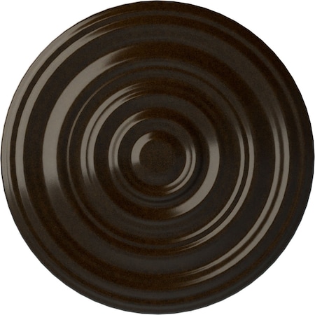Ekena Millwork Carton Smooth Ceiling Medallion (Fits Canopies up to 9 1/8"), 29 1/8"OD x 1 1/2"P, Bronze CM29CABZS